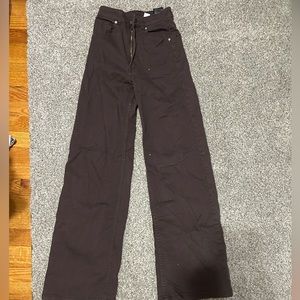 H&M dark brown jeans
